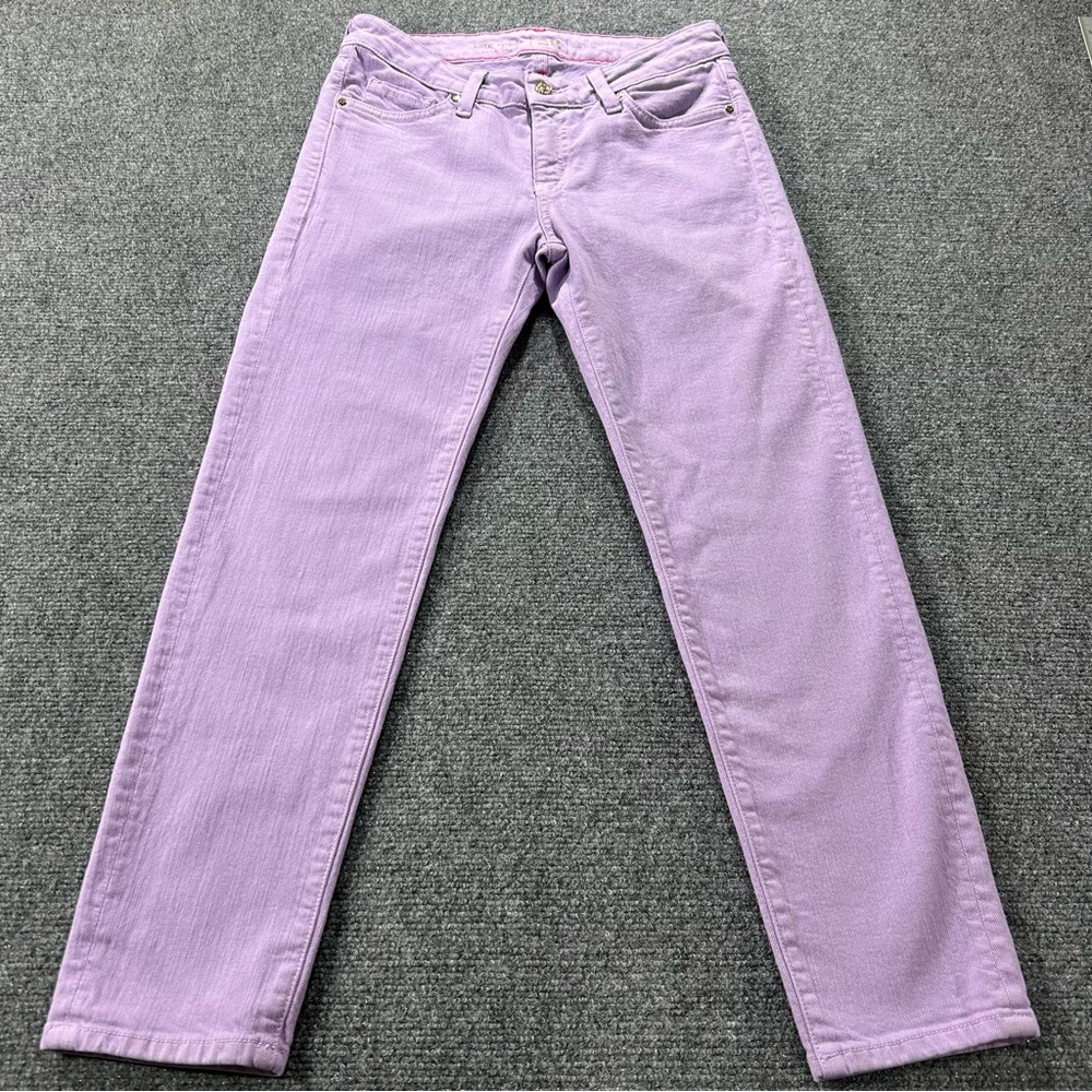 Kate Spade New York Broome Street “Play Hooky” Lavender Skinny Jeans Size 28